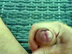 I jerk off and cum on my belly, feeling so good.