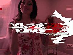 Charlotte Sins hooks up roughly with big cock for face fucking and riding