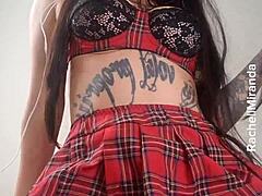 Rachell Miranda Guides Jerk Off to Squirt in Puppy's Ass