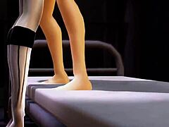 this 3d hentai features seaport hime in a ruined orgasm scene