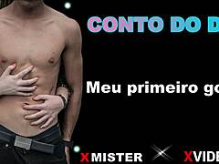 watch my first cumshot, brazilian style, all over her pussy?