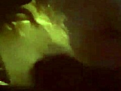 You're caught in public gloryhole action, he says to his cuckold wife during outdoor blowjob flashing