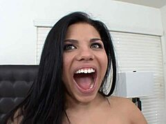 Curvy Latina Receives Deep Creampie in Her Tight Cunt