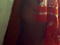 She steps out of the shower, pussy dripping wet