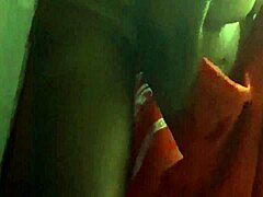 She steps out of the shower, pussy dripping wet