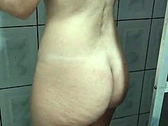 novinha showing off in shower, preparing for intimate encounter - part 1