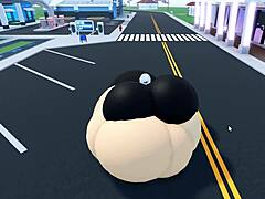 My thicc avatar shakes big ass while dancing for you