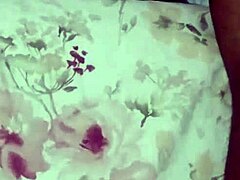 Latina girl enjoys homemade fun with dripping action.