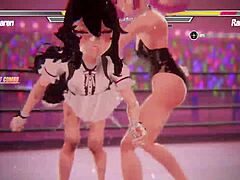 Intense Lesbian Fingering Battle