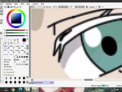 Drawing ecchi upskirt panties in black clover anime hentai style