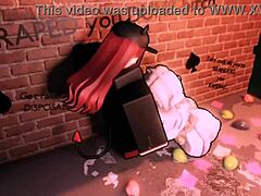 She was annoying, so I punished her as a bot in Roblox.