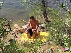 outdoor fun noa dates and bangs by the lake