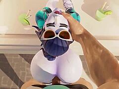 Hey, watch Widowmaker enjoying her French vacations with that monster cock pounding her big ass in European style