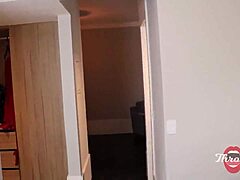 my wife left, so i made her busty redhead friend suck until she milks in her mouth... will she tell?