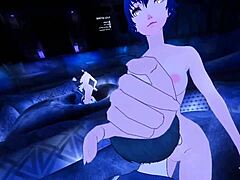 Watch Naoto give a blowjob to cross-dressed V-Kun in this VR erotic roleplay – isn't it hot?