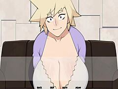 mbm handjob ending with monster cock and big tits