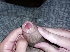 urethral masturbation using glasses temples on monster cock