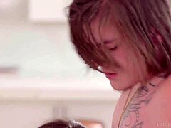 stepmom walks in on stepson licking his girlfriend's pussy in the living room