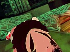 vrchat femboy gives a sloppy blowjob to my monster cock