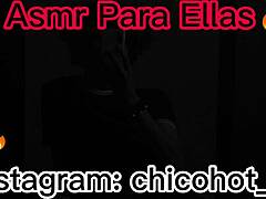 asmr boy masturbates monster cock to intense orgasm while moaning loudly.