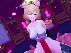 Marie and Hana race queen in intense action!