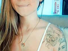 Cute Cosplay Girl in Webcam Costume