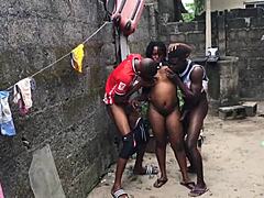 She couldn't resist fucking the two biggest dicks in the hood.