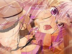 Bound women in bondage perform on stage