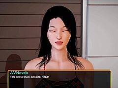 My new family with big tits, ass, and redhead in the game