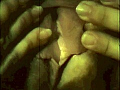 Vintage Dark London Lesbian Lovers Licking Hairy Pussy