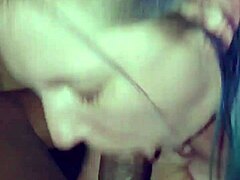 nasty slut giving sloppy top to monster bbc, feeling so whore-ish and excited