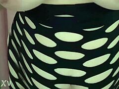 Sexy milf flaunts her big tits and ass in missionary 😍