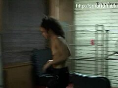 A The Asian Girl Bound In Bondage BDSM Rough With Small Tits