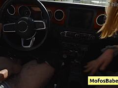 naughty busty blonde sahara skye sucks her friend charles dera's dick and reveals her boobs at the beach