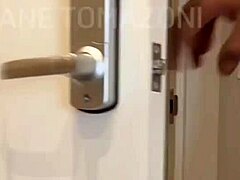 Neighbor called me to fuck in fishnets 😈