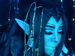 she dances beautifully on webcam as a whore for avatar fans