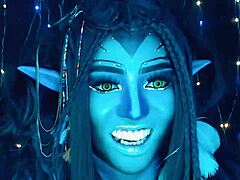 she dances beautifully on webcam as a whore for avatar fans
