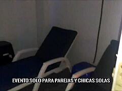 Intense Halloween Party With Colombian Swingers And Group Action