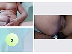 Fucking married woman's ass on webcam.