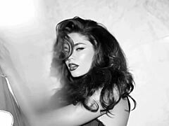 seductive glamorous girls dancing in music video