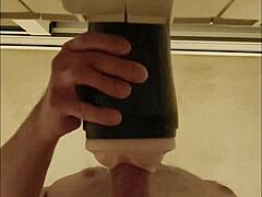 Fucking my fleshlight until it makes me tremble with orgasm