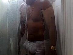 Black Man Shows Huge Cock in Public Outdoor Setting