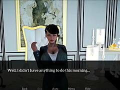 blonde teen and brunette MILF in erotic family game scene!