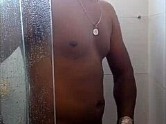 Black Man Shows Huge Cock in Public Outdoor Setting