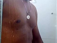 Black Man Shows Huge Cock in Public Outdoor Setting