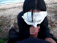 Summer Beach Anal Creampie Voyeur Session