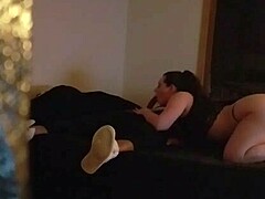 amber welcomes rookie cameraman with her warm mouth in homemade interracial scene