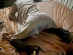 Wow, Blonde Amateur In Black Corset Satin Panties Gets Dogging Fuck From Behind!