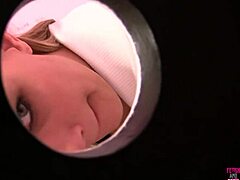 Blonde Alexia Eagerly Sucks And Deepthroats Cock Through Gloryhole Until Cumshot