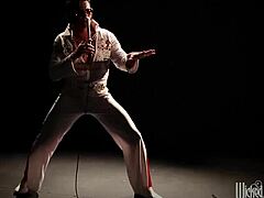 Can you imagine an Elvis parody with a fun group threesome of blonde performers spitting lines?